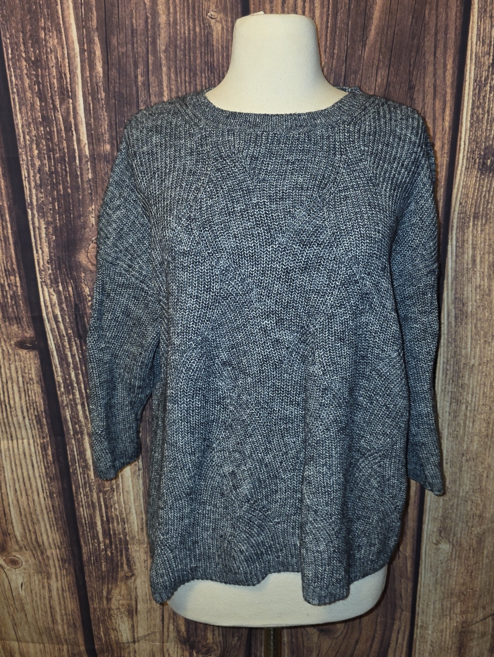 JJill Sweater Size S Blue/White